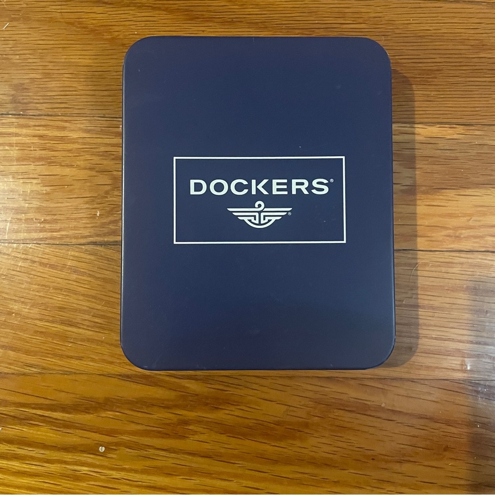 Dockers Dark Blue Tin Box
